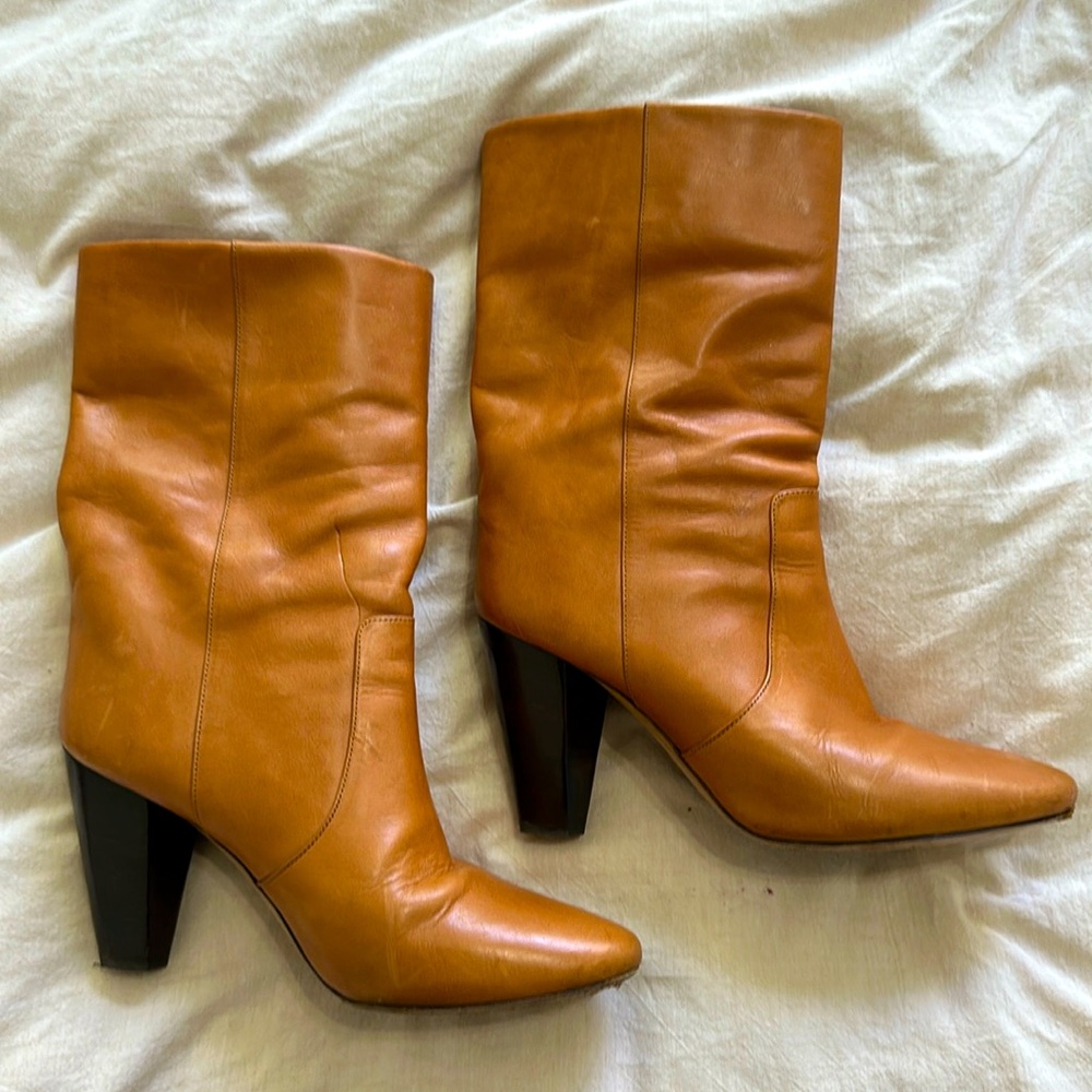Isabel Marant mido brown leather boots size 39